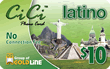 $10.00 CiCi Latino phone card
